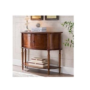 Belle table console en bois rustique avec pieds en bois solides, parfaite pour la décoration de salon inspirée de la ferme - Product Image 5