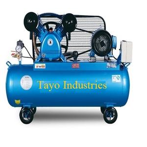 Nouvelle machine de compresseur d'air à piston 5HP lubrifiée à l'huile stationnaire avec des composants de noyau de moteur à roulement refroidi par air AC basse pression - Product Image 1