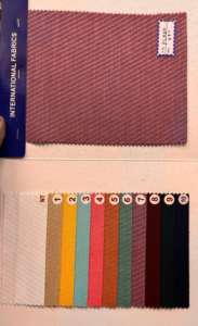 Tissu de chemise en dobby de coton poly texturé de haute qualité de 58 pouces, tissu tissé durable et élégant pour hommes et femmes - Product Image 5