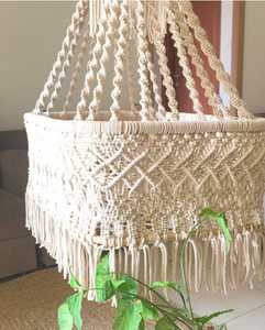 Balançoire pour bébé en macramé de couleur marron chaises hamac intérieures et extérieures chaise suspendue pour bébé Boho faite à la main - Product Image 3