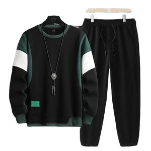 2026 Premium Quality Men's <b>Oversize</b> Pullover Tracksuit in <b>Black</b> for Spring & Autumn Sporting Running <b>Hoodies</b> & Sweatshirts - Product Image 1