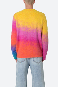 Suéter de mohair para hombre hecho a medida disponible en tarifa barata Suéter de mohair ligero transpirable de manga completa con calidad superior - Product Image 3