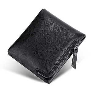 Portefeuilles pour hommes en cuir véritable personnalisés de haute qualité avec une grande promotion Portefeuille fin en cuir pour hommes - Product Image 1