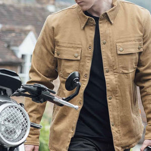 แจ็คเก็ตยีนส์ผู้ชายแบบใหม่ ออกแบบโลโก้ได้ตามต้องการ ขายส่งราคาถูก แจ็คเก็ตยีนส์ผู้ชายสำหรับขายออนไลน์ - Product Image 4