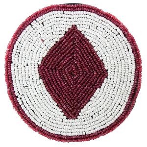 Colour full seed beads coasters handmade <b>cup</b> beads coaster from India at best price for home and hotel coasters - Product Image 6