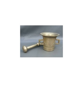 Brass vữa Pestle y học Máy Nghiền và chất lượng tốt nhất Rose Gold Màu Brass vữa và chày ở mức giá thấp - Product Image 3