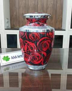 ราคาตลาดของแท้คุณภาพดีที่สุดกลับมาที่บ้านเสร็จสิ้นวัสดุอลูมิเนียมการเผาศพผู้ใหญ่/โกศศพจากอินเดีย - Product Image 2