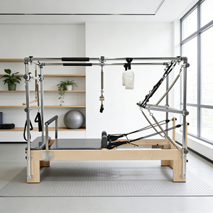 Equipo <span class=keywords><strong>de</strong></span> Ejercicio <span class=keywords><strong>de</strong></span> Estiramiento Muscular <span class=keywords><strong>de</strong></span> Cuerpo Completo, Madera <span class=keywords><strong>de</strong></span> Arce, 3 en 1, Cadillac para <span class=keywords><strong>Yoga</strong></span>, Pilates, Reformer <span class=keywords><strong>de</strong></span> Pilates, Cadillac Reformer - Product Image 4