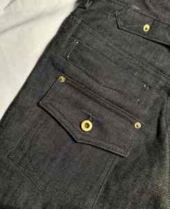 กางเกงยีนส์พรีเมี่ยมสำหรับผู้ชาย, กางเกงผ้ายีนส์ทรงสลิมฟิตผ้าฝ้ายยืดได้สำหรับผู้ชายแฟชั่นสไตล์สตรีทแวร์ - Product Image 2