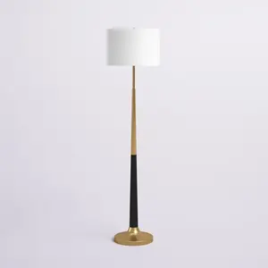 Iron Lamp Stand Vertical Floor Lamp Coated Floor Lamp/lampshade Gold High Quality Metal Long Lasting Luxury 60 Modern Customized - Product Image 2