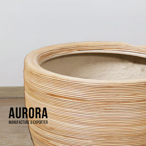 Pots et jardinières en fibre de verre écologiques, design personnalisé, fabriqués au Vietnam, avec trou de drainage, durables, pour usage domestique, prix d'usine - Product Image 5