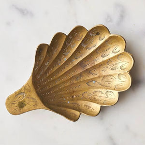 Decorative Brass Soap Dish For Elegant Washroom Styling Adding Classic Metallic Touch To Sink Area - Product Image 1