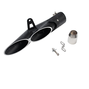 Silenciador de <span class=keywords><strong>escape</strong></span> Universal para motocicleta de 51mm, dos tubos de salida, silenciador de <span class=keywords><strong>Escape</strong></span> de carreras para Moto YZF R1 R3 R6 Z1000 S1000RR Z800 <span class=keywords><strong>Z900</strong></span> - Product Image 5