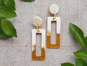 Pendientes de Cuerno de Búfalo para Niñas, Pendientes de Mujer, Joyería de Cuerno, Cuerno Natural para Mujer, Alta Calidad - Product Image 4