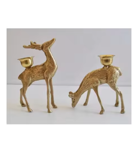 Bougeoir en métal de luxe artistique de qualité supérieure Bougeoirs d'arts indiens les plus exigeants pour la décoration de table et d'événement - Product Image 6