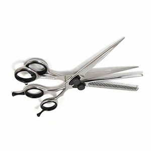 ชุดกรรไกรตัดผมและตัดผมบางพิเศษทำจากสแตนเลสใบมีดคมปรับความตึงได้ - Product Image 4