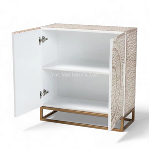 Mueble de Lujo Moderno Hecho a Mano con Incrustaciones de Nácar, Almacenamiento Artesanal con Incrustaciones de Concha para Sala de Estar - Product Image 2