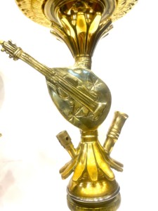 Unique Design Handmade Farida Luxury Bent Type Lacquer Technique Solid <b>Brass</b> Small Table Top Shisha Smoking Hookahs Egypt - Product Image 6