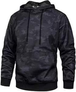 Sweat à capuche oversize gris et noir pour homme, style streetwear, coupe décontractée, pull à capuche avec poche avant, sweats à capuche personnalisés - Product Image 6