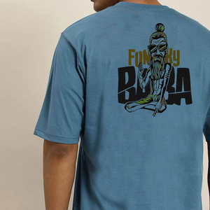 T-shirt de sport personnalisé 100% coton pour hommes Fabrication et impression T-shirts imprimés à l'écran Vêtements décontractés T-shirts pour garçons - Product Image 2