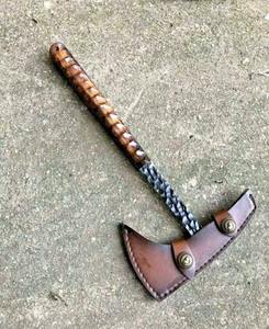 Tête de hache viking en acier inoxydable de qualité industrielle avec manche en bois de frêne, 20 pouces, utilisation en extérieur personnalisée - Product Image 6