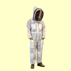 Mono de algodón con capucha, ropa de protección de apicultura ventilada a prueba de agua, traje de abeja para apicultores - Product Image 6