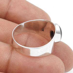 แหวนเงินแท้สไตล์925พร้อมพลอยโกเมนสีแดงธรรมชาติดีไซน์วินเทจ925คลาสสิกแหวนงานฝีมือสำหรับงานแต่งงาน - Product Image 3