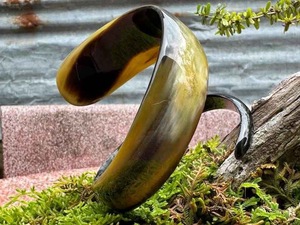 Brazaletes de Cuerno de Búfalo Natural, Joyería Artesanal de Cuerno de Búfalo - Product Image 2