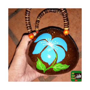 Sac à bandoulière en coquille de noix de coco naturelle fait à la main élégant léger et idéal pour les femmes qui aiment les accessoires uniques et écologiques - Product Image 2