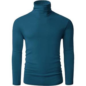 <b>Turtleneck</b> Casual Slim Fit Basic Tops Knitted Turtle Neck Pullover Tops T-Shirt <b>for</b> <b>Men</b> - Product Image 2