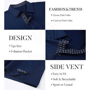 Confortable hommes à manches longues solide tricoté pour T-Shirt séchage rapide respirant léger coton Polyester - Product Image 5