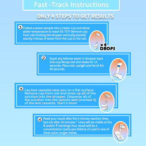 <span class=keywords><strong>RYK</strong></span> Rapid pour cartes de test pour détection de plomb de métaux lourds Instrument d'analyse rapide pour l'eau de puits urbain et l'eau potable - Product Image 5