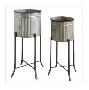 Maceta de cobre de diseño popular con soporte para hogar y jardín, maceta decorativa para flores, diseño hecho a mano, soporte para plantas y flores - Product Image 1