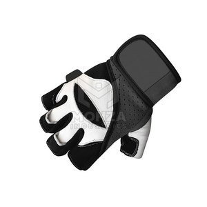 Guantes de medio dedo más vendidos, transpirables, diseño personalizado, guantes de medio dedo de la mejor calidad, hechos en Pakistán - Product Image 4