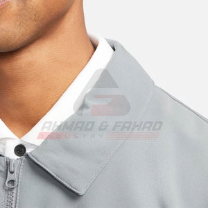 Vestes de golf d'hiver pour hommes de haute qualité avec logo personnalisé 2025, séchage rapide, respirantes, col montant, polyester/coton, vente en gros - Product Image 4
