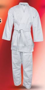 Uniforme de Entrenamiento de Madera Blanca Unisex para Adultos, Kimono de Jiu-Jitsu Brasileño Personalizado al por Mayor, Trajes de Jiu-JITSU/Karate/TAEKWONDO - Product Image 3