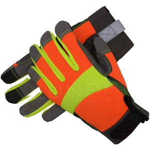 Guantes DE TRABAJO Hi Vis hechos de material sintético flexible y fuerte Guantes DE TRABAJO Hi Vis diseñados para uso en exteriores e interiores - Product Image 2