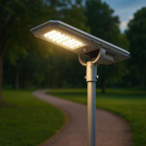 Lampadaire Solaire LED Extérieur Haute Luminosité à Économie d'Énergie pour Jardin, Allée et Parc, Allumage/Extinction Automatique, Fixation sur Poteau - Offre Spéciale - Product Image 5