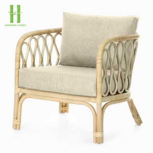 High Quality Handmade Modern Leisure Style Chair Professional Natural Rattan for Home and Garden Living Room Use From Vietnam - Product Image 2