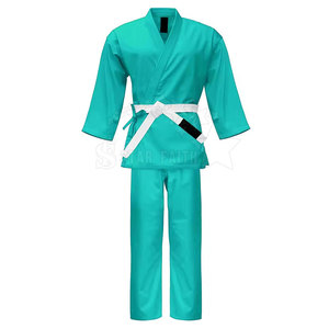 Uniformes durables de karaté Costume de Gi d'entraînement d'arts martiaux unisexe pour enfants et adultes Uniforme de karaté avec logo de broderie personnalisé - Product Image 1