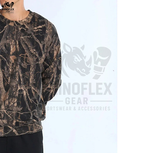 Diseña Tu Ropa, Prendas Básicas Transpirables, Mezcla de Algodón, Sudaderas de Camuflaje para Hombre, Elegantes, Cálidas para Invierno, Casuales, de Manga Larga - Product Image 3
