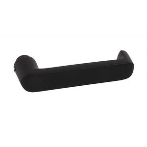 Tirador de puerta dormakaba STUDIO RONDO para puerta de cristal, negro mate - Product Image 1