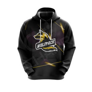 Sudadera con Capucha de Manga Larga Gris de Felpa 100% Algodón OEM para Hombre, Sudadera de Invierno Lisa Extra Grande con Logotipo Personalizado Bordado de Fábrica - Product Image 5