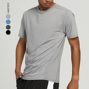 Personalización de fábrica 100% algodón personalizado Slim Fit camiseta hombres serigrafía de manga corta talla grande hombres - Product Image 6