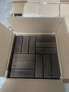 Azulejos de cubierta de madera de acacia de alta calidad, cubierta compuesta sin capa, acabado al aceite, Color Natural, resistente al agua para uso en exteriores - Product Image 5