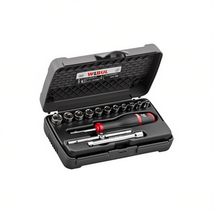 Usag 14-Piece Assortment of <b>Sockets</b> with Hexagonal <b>Sockets</b> in ABS Case for DIY and Professional Use - Product Image 2