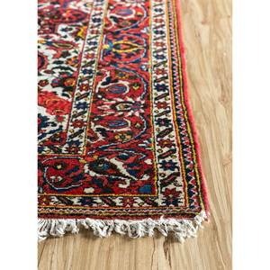 Tapis en laine noués à la main Aalam grande surface, rouge et orange, avec motifs abstraits et rectangulaires à médaillon pour la maison - Patk-16 - Product Image 4