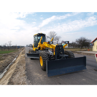 Machinerie de construction routière Niveleuse à moteur 215HP 160kw/2200rpm Gr215 Pièces de rechange pour boîte de vitesses et pompe moteur Économie d'énergie environnementale