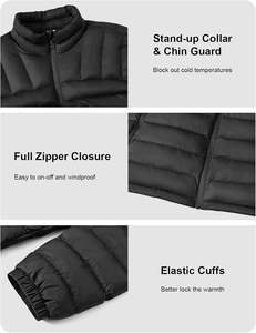 Nouvelle mode respirant personnalisé femmes vestes 2025 couleur unie fermeture éclair vêtements d'hiver personnalisé femmes bouffantes vestes - Product Image 5