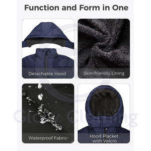 Sweat-shirts et vestes matelassées personnalisées ODM, design tendance personnalisé, vestes matelassées pour hommes, coupe ajustée - Product Image 5